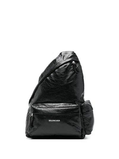 Balenciaga Pocket Backpack In Orange