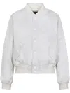 Balenciaga Pocketed Bomber Jacket In White