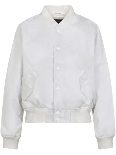 Balenciaga Pocketed Bomber Jacket In White