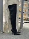Balenciaga Pointed-toe Boots In Black