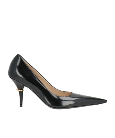 Balenciaga Pointed Toe Courts In Black