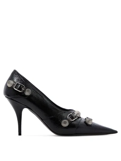 Balenciaga Pointed Toe Heeled Shoes In Black