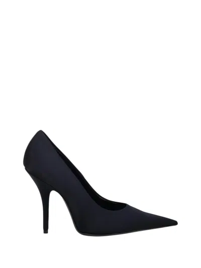 Balenciaga Pointed Toe High-heeled Pumps With Slim Stiletto Heel In Black
