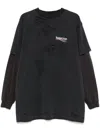 Balenciaga Women Political Campaign Cotton T-shirt