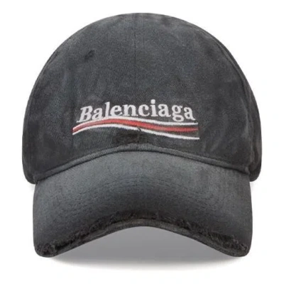 Balenciaga Political Campaign Destroyed Cap 'black'