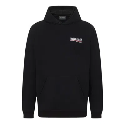 Balenciaga Political Campaign Hoodie Medium Fit 'black'