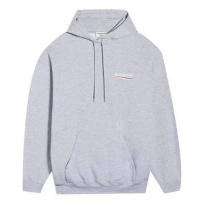 Balenciaga Political Campaign Hoodie Medium Fit 'grey'