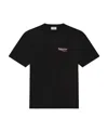 Balenciaga Political Campaign Logo Printed Crewneck T-shirt In Black