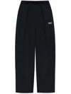 Balenciaga Political Campaign Logo Track Pants In Black