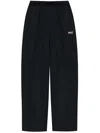 Balenciaga Political Campaign Logo Track Pants In Black