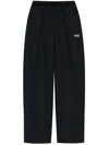 Balenciaga Political Campaign Logo Track Pants In Black