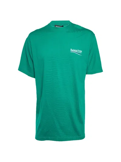 Pre-owned Balenciaga Political Campaign Oversized T-shirt In Green
