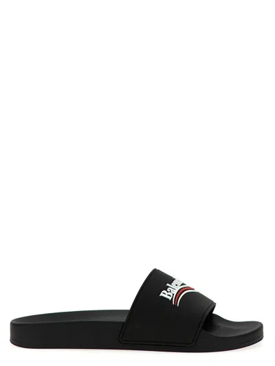 BALENCIAGA BALENCIAGA POLITICAL CAMPAIGN POOL SLIDES