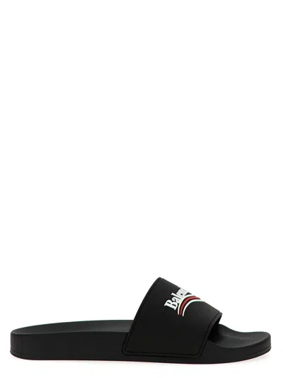 BALENCIAGA BALENCIAGA POLITICAL CAMPAIGN POOL SLIDES