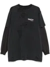 Balenciaga Women Political Campaign Cotton T-shirt