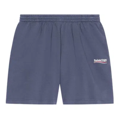 Balenciaga Political Campaign Sweat Shorts 'dark Grey'