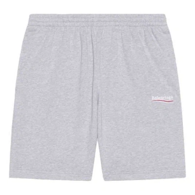 Balenciaga Political Campaign Sweat Shorts 'grey'