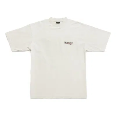 Balenciaga Political Campaign T-shirt Large Fit 'beige'