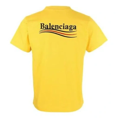 Balenciaga Political Campaign T-shirt Large Fit 'yellow'
