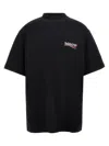 Balenciaga Political Campaign T-shirt In Black