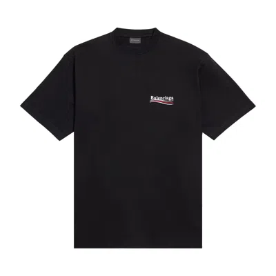 Pre-owned Balenciaga Political Campaign T-shirt 'black' | Men's Size Xl