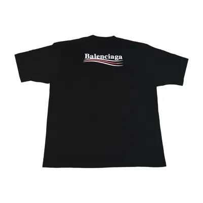 Balenciaga Political Campaign T-shirts Black