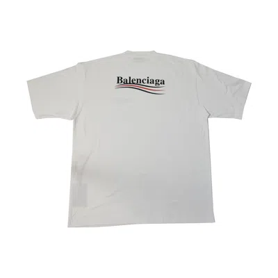 Balenciaga Political Campaign T-shirts White