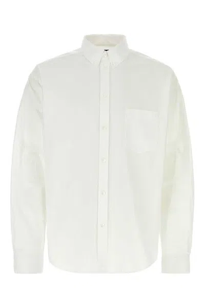 Balenciaga Political Stencil Large Fit Shirt In White