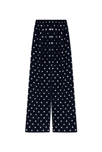 Balenciaga Polka Dot Pattern Pyjama Pants In Multi