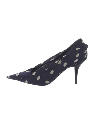 Pre-owned Balenciaga Polka Dot Print Pumps In Multi