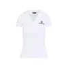 Balenciaga Women T-shirt With V-neckline In White