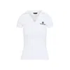 Balenciaga Women T-shirt With V-neckline In White