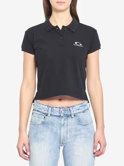 BALENCIAGA COTTON PIQU POLO