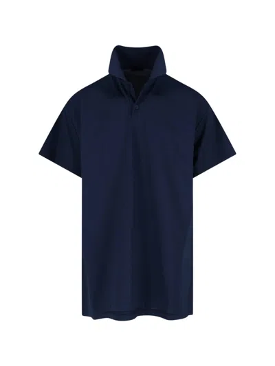 Balenciaga Polo Intertwined In Blue