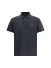 Balenciaga Cotton Piquet Polo Shirt With Lion Embroidery In Black