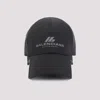 Balenciaga Polyester Cap In Black Reflective