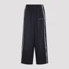 Balenciaga Sporty Trousers Featuring Side Stripes In Blue