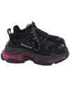 Balenciaga Polyester Triple S Clear Sneaker (authentic Pre-loved) In Black