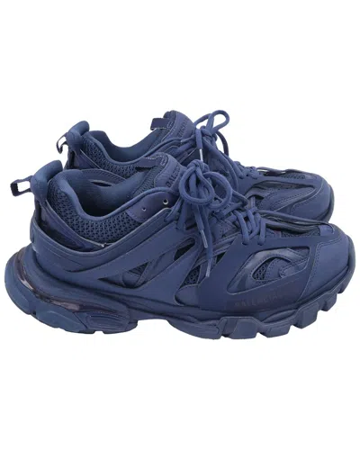Balenciaga Polyurethane Track Sneaker (authentic Pre-loved) In Blue