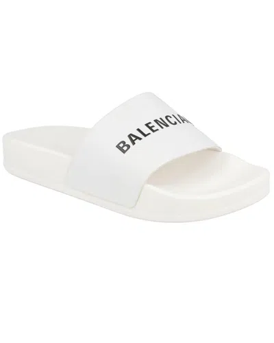 Balenciaga Pool Rubber Slide In White