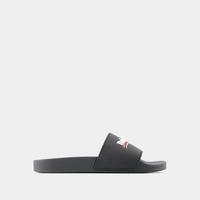 Balenciaga Pool Sandals -  - Synthetic - Black