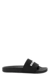 Balenciaga Slide Sandal Rubber Pool In Black