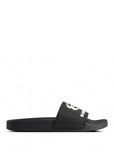 BALENCIAGA BALENCIAGA POOL SLIDE RUBBER SANDALS SHOES