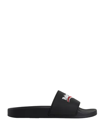 BALENCIAGA POOL SLIDE SANDALS