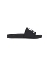 Balenciaga Pool Slide Sandals In Black