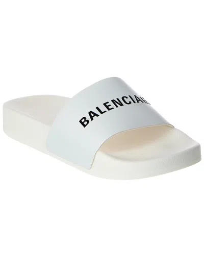 Balenciaga Pool Slide In White