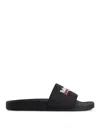 Balenciaga Political Campaign Pool Slides In Black