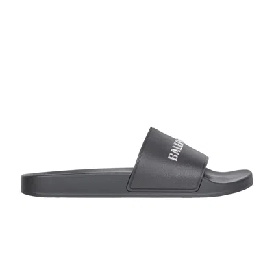 Pre-owned Balenciaga Pool Slides 'black' | Men's Size 42