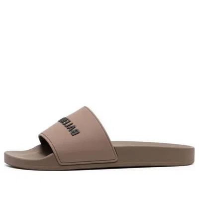 Balenciaga Pool Slides 'brown'