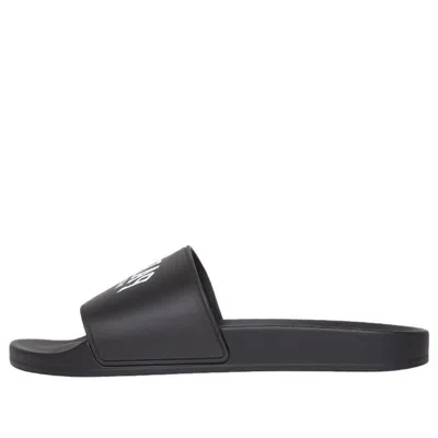 Balenciaga Pool Slides Cities Paris 'black'